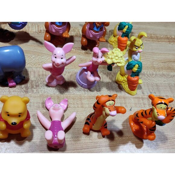 Huge Vintage Lot Of Disney Winnie The Pooh Figures Approx. 3" - Picture 5 of 14